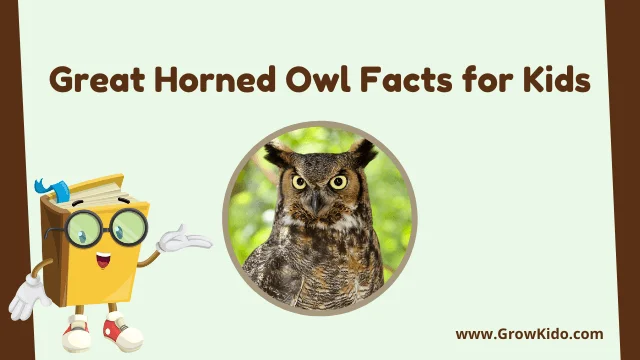 Interesting Fun Great Horned Owl Facts for Kids